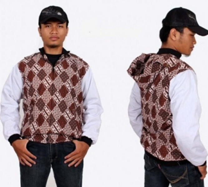 Jaket batik kekinian