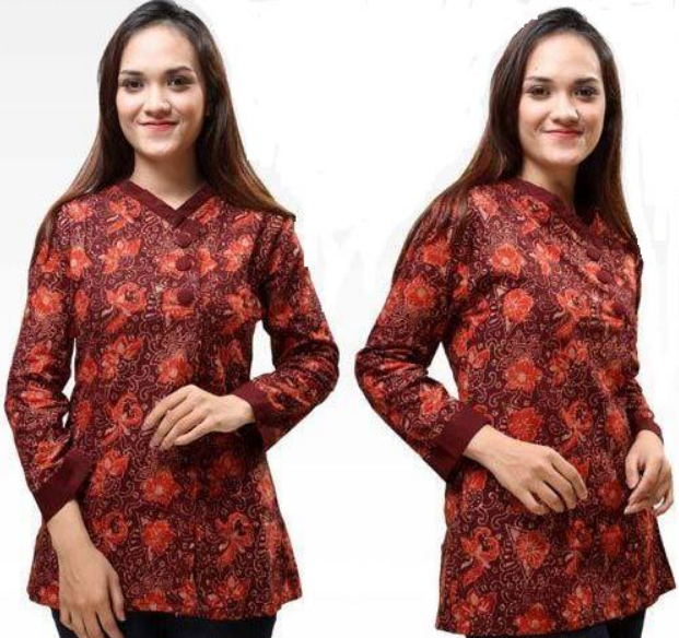 Kerja dengan outfit batik yang calmy