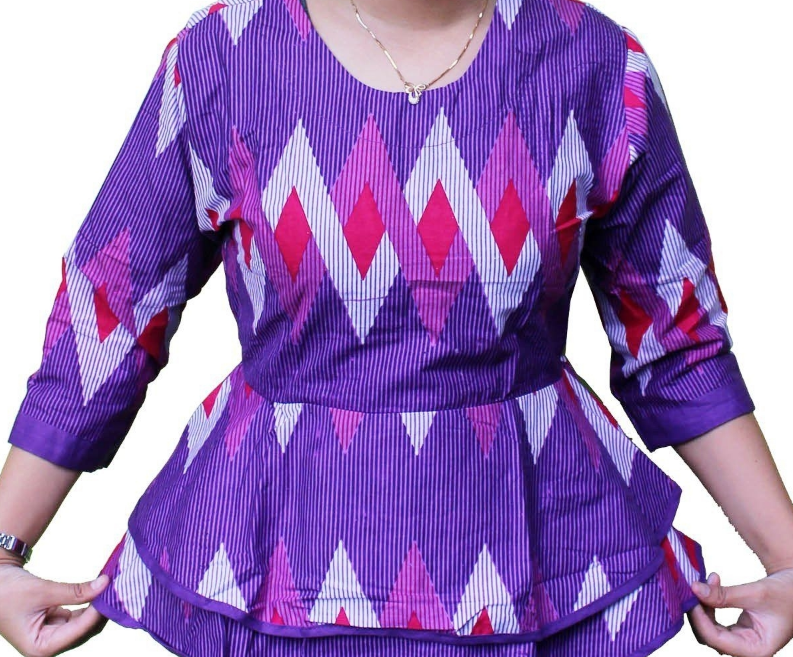 Model Baju Batik Kerja Untuk Wanita Gemuk
