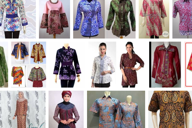 Model Baju Batik Kerja terbaru 2018