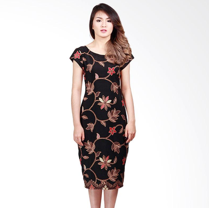 Model baju batik dress untuk kerja dan acara lain