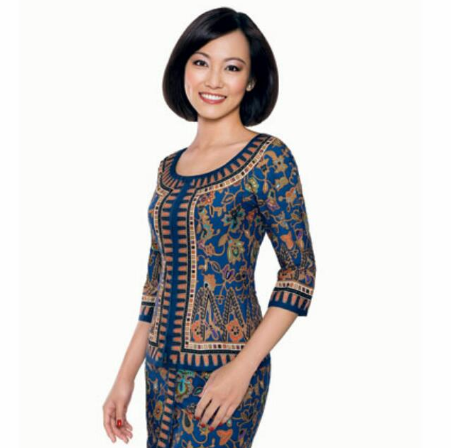 Model baju batik kerja untuk pegawai bank wanita