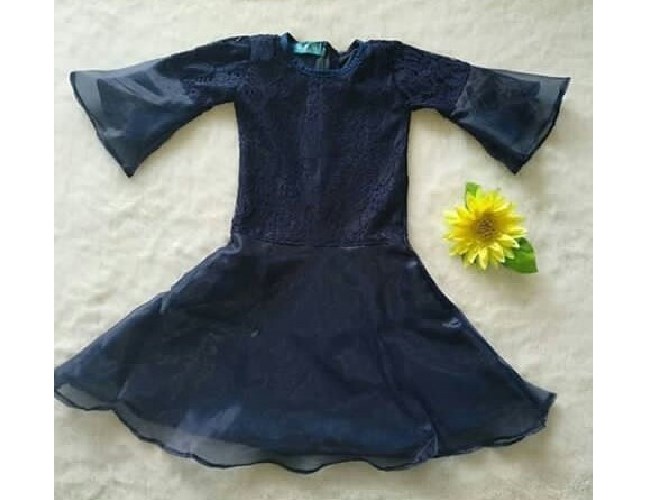 Baju Kebaya Anak Model Duyung Warna Navy