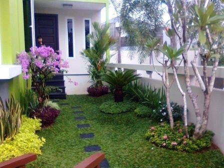Penataan Taman Depan Rumah minimalis