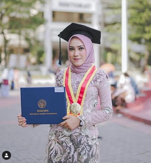 Baju Kebaya Wisuda Tunic Panjang Modern Lavender
