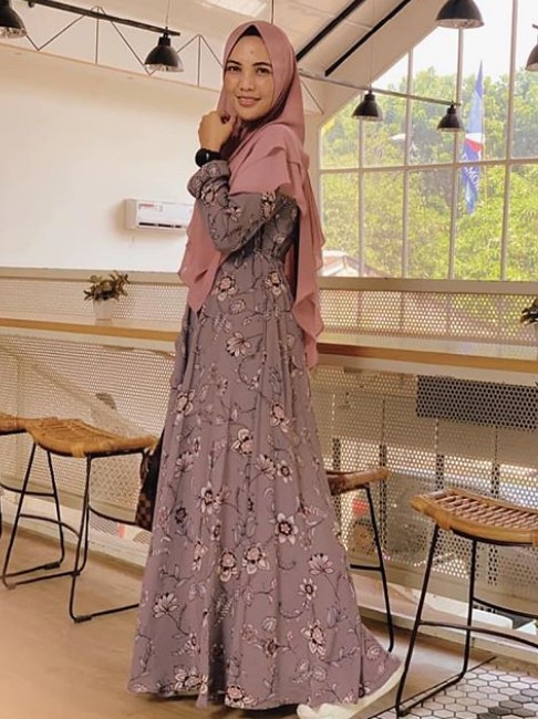 Grosir Gamis Syar’i Tanah Abang Terbaru Motif Lavender
