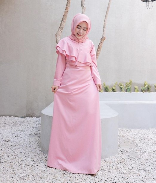 Grosir Gamis Tanah Abang Central Jakarta City Sabrina Pink