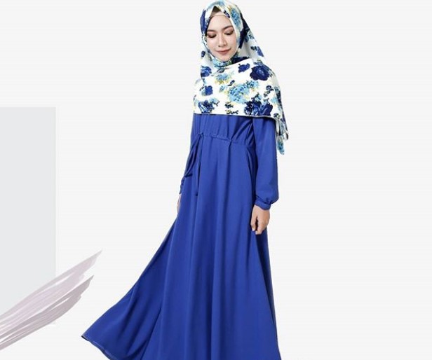 Koleksi Baju Gamis Syar’i Tanah Abang Modern Simple Tali Pinggang Birel
