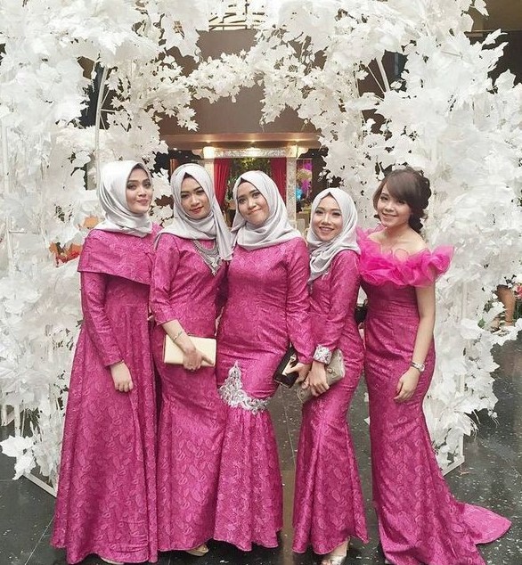 Model Baju Gamis Pesta untuk Orang Gemuk Model Duyung Fanta