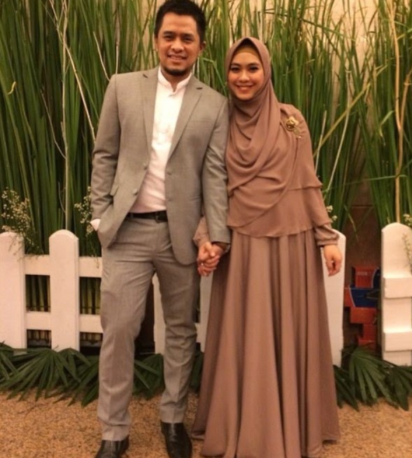 Model Gamis Syar'i Oki Setiana Dewi Cantik Coklat Cream