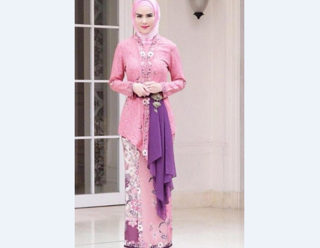 Model Kebaya Modern Lainnya Pink Purple
