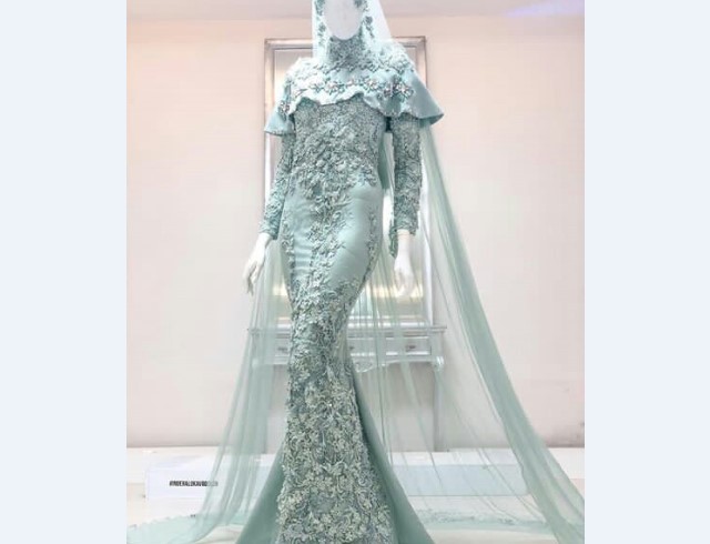 Model Kebaya Pengantin Cape Duyung