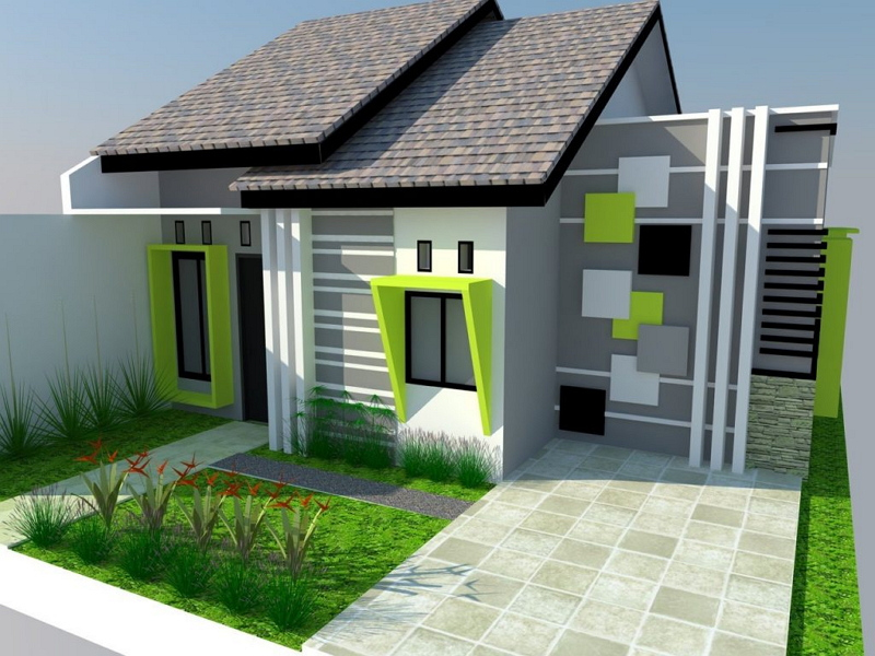 Desain Rumah Modern Atap Pelana