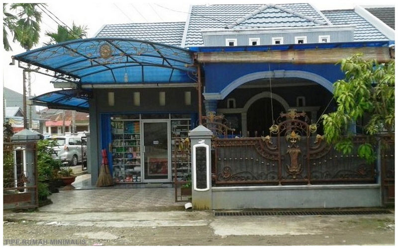 gambar rumah sederhana ada tokonya