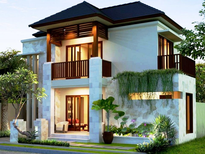 gambar rumah sederhana lantai 2