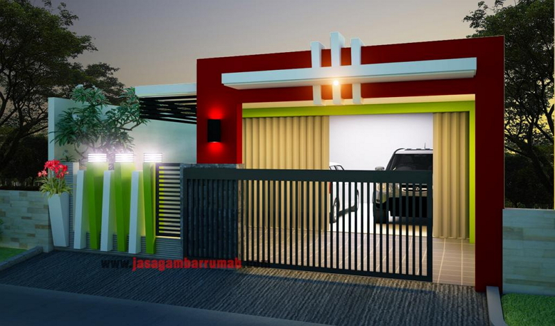 rumah minimalis 1 lantai ada garasi