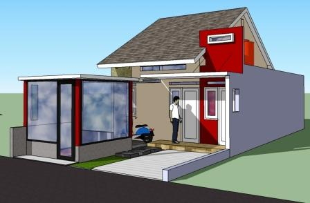 rumah minimalis 1 lantai dan ruko