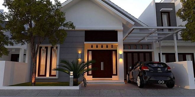 rumah minimalis 1 lantai modern