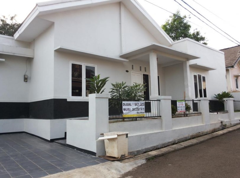 Rumah Minimalis Modern Cat Putih