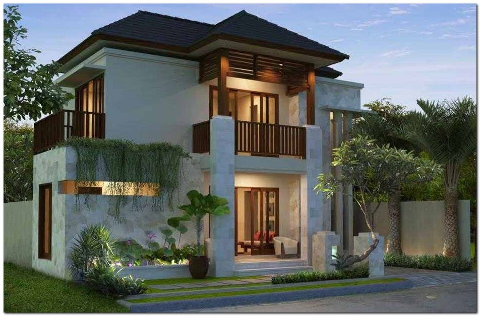 desain rumah mewah 2 lantai