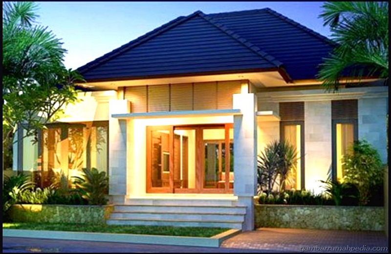 desain rumah mewah atap limas