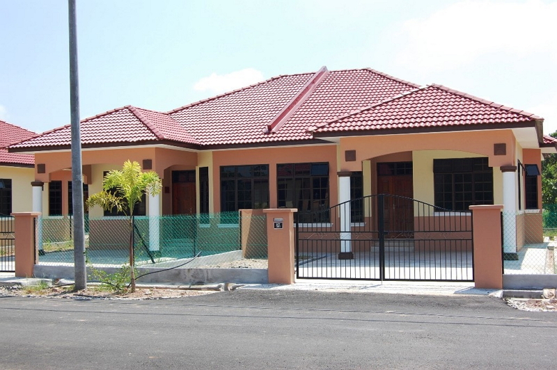 desain rumah mewah di kampung