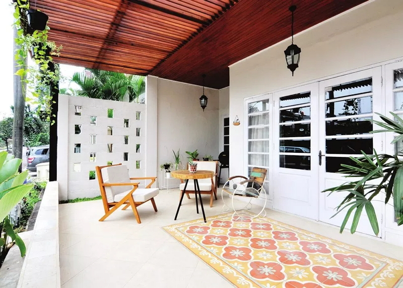 teras rumah minimalis jadi ruang tamu