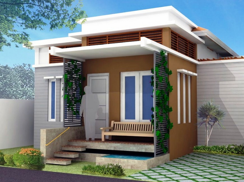 teras rumah minimalis sederhana
