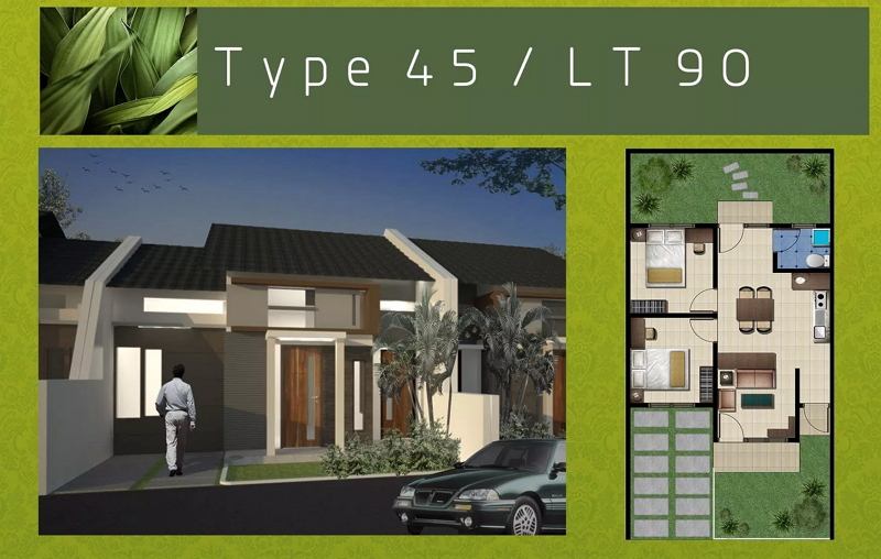 Desain Rumah Minimalis Type 45 90