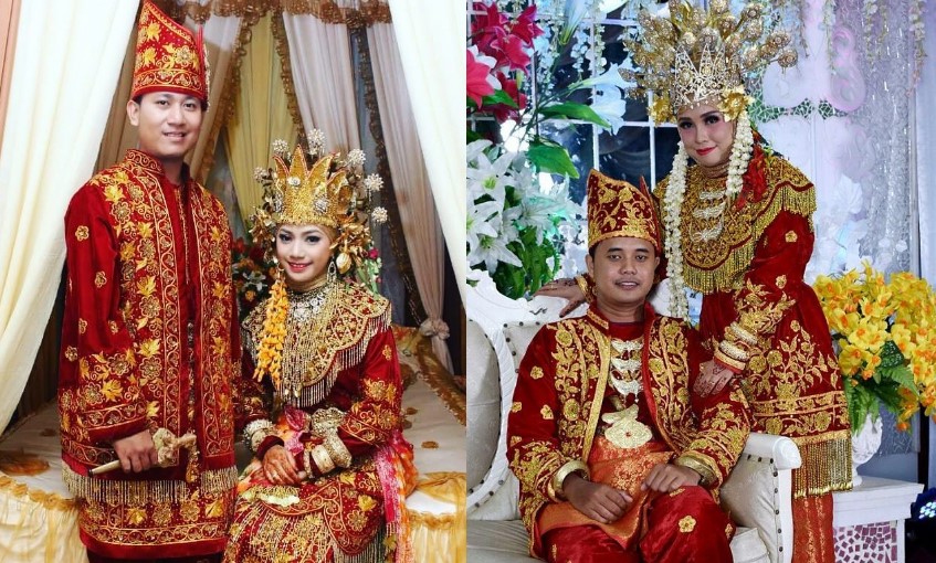 Pakaian Pengantin Adat Jambi Tradisional Modern