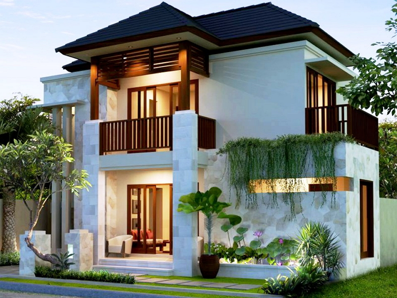 Rumah Minimalis Tampak Depan 2 Lantai