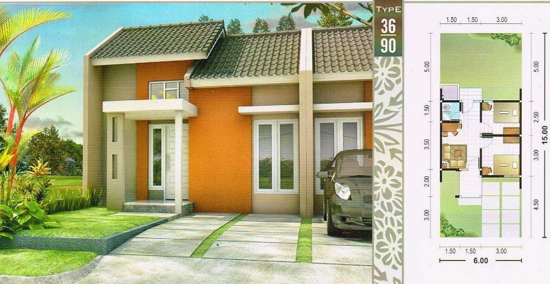 Rumah Minimalis Type 36 2 Kamar
