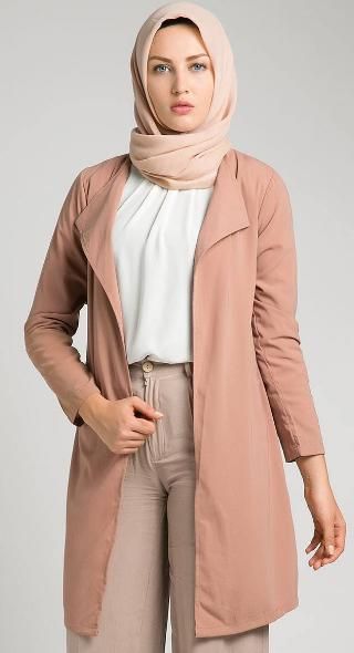 Blazer wanita muslimah modern hijab