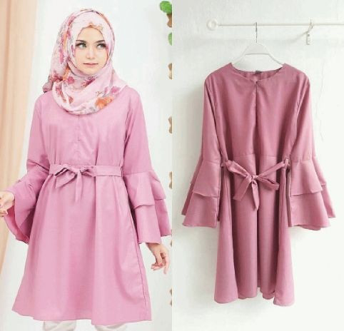 Baju Muslim Tunik Panjang Cantik