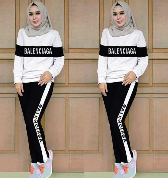 Baju Senam Muslim Model Longgar Terbaru