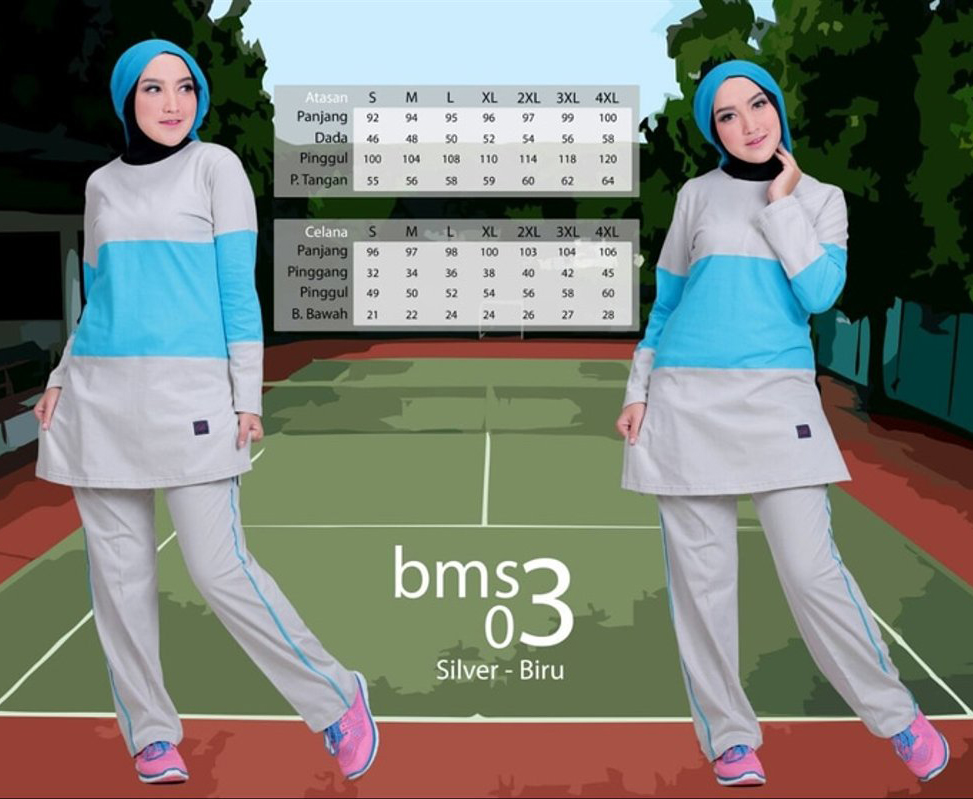 Baju Senam Muslimah Terbaru