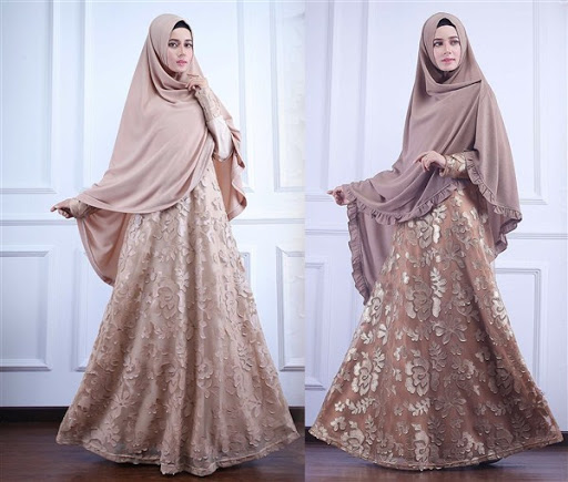 Model Busana Muslim Brokat Terbaru